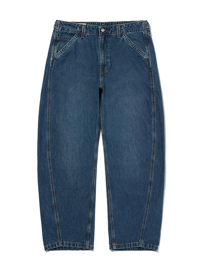 BAGGY バレルジーンズ ミディアムインディゴ