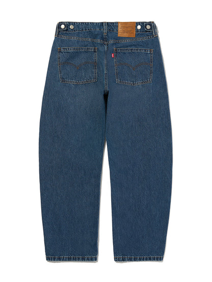 BAGGY バレルジーンズ ミディアムインディゴ