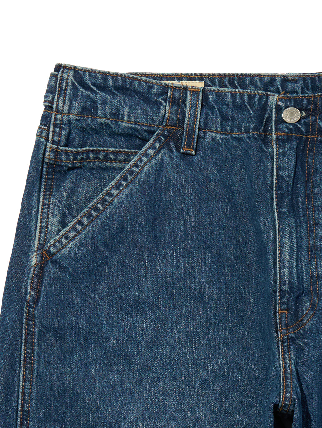 BAGGY バレルジーンズ ミディアムインディゴ