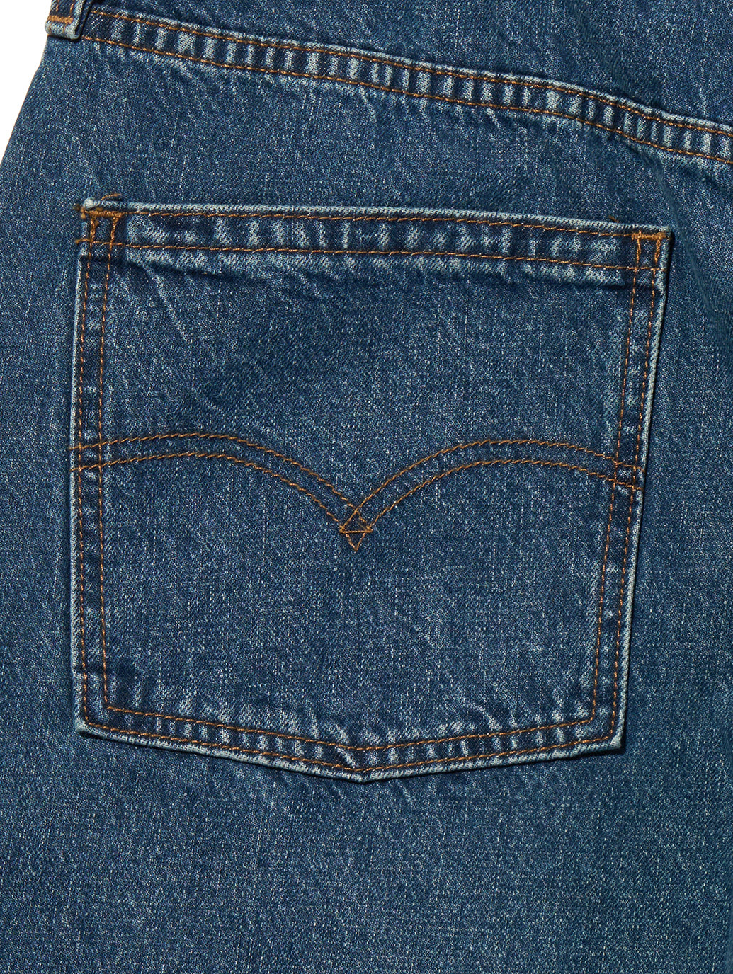 BAGGY バレルジーンズ ミディアムインディゴ