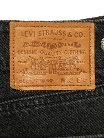 BAGGY バレルジーンズ ブラック