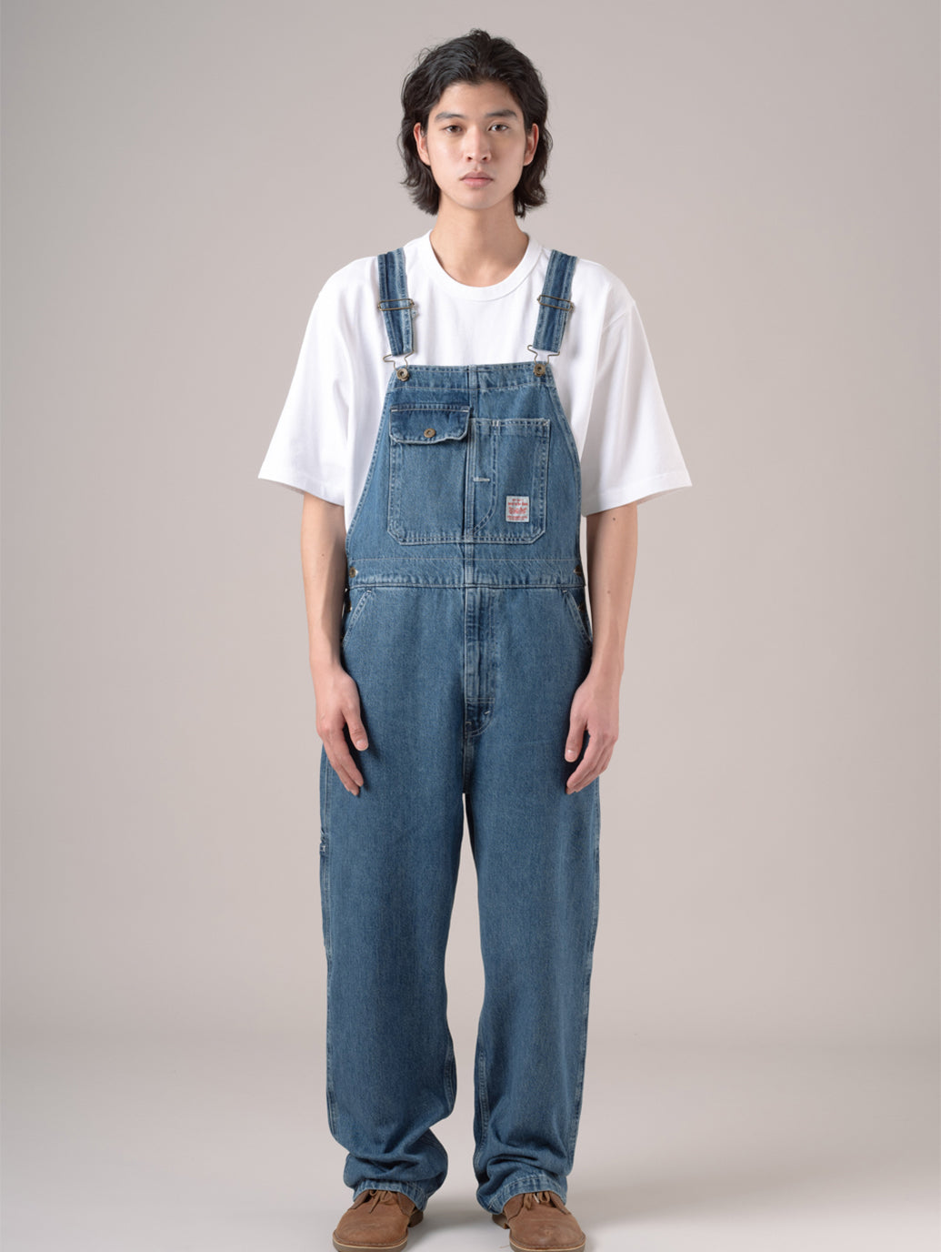 WORKWEAR LOOSEオーバーオール ミディアムインディゴ