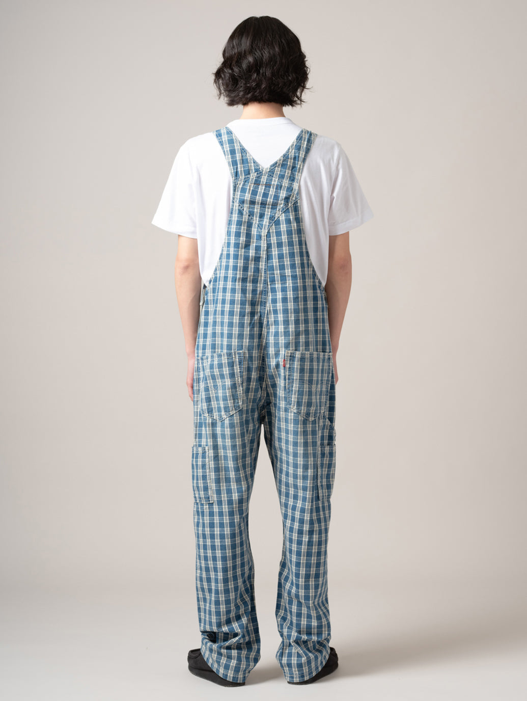 WORKWEAR LOOSEオーバーオール チェック