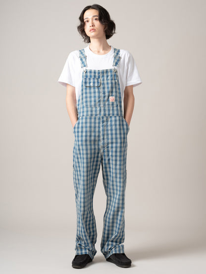 WORKWEAR LOOSEオーバーオール チェック