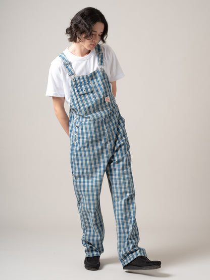 WORKWEAR LOOSEオーバーオール チェック