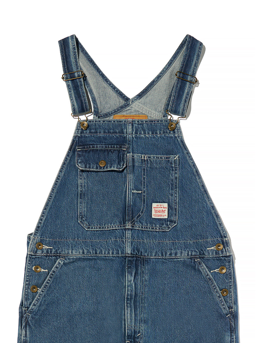 WORKWEAR LOOSEオーバーオール ミディアムインディゴ