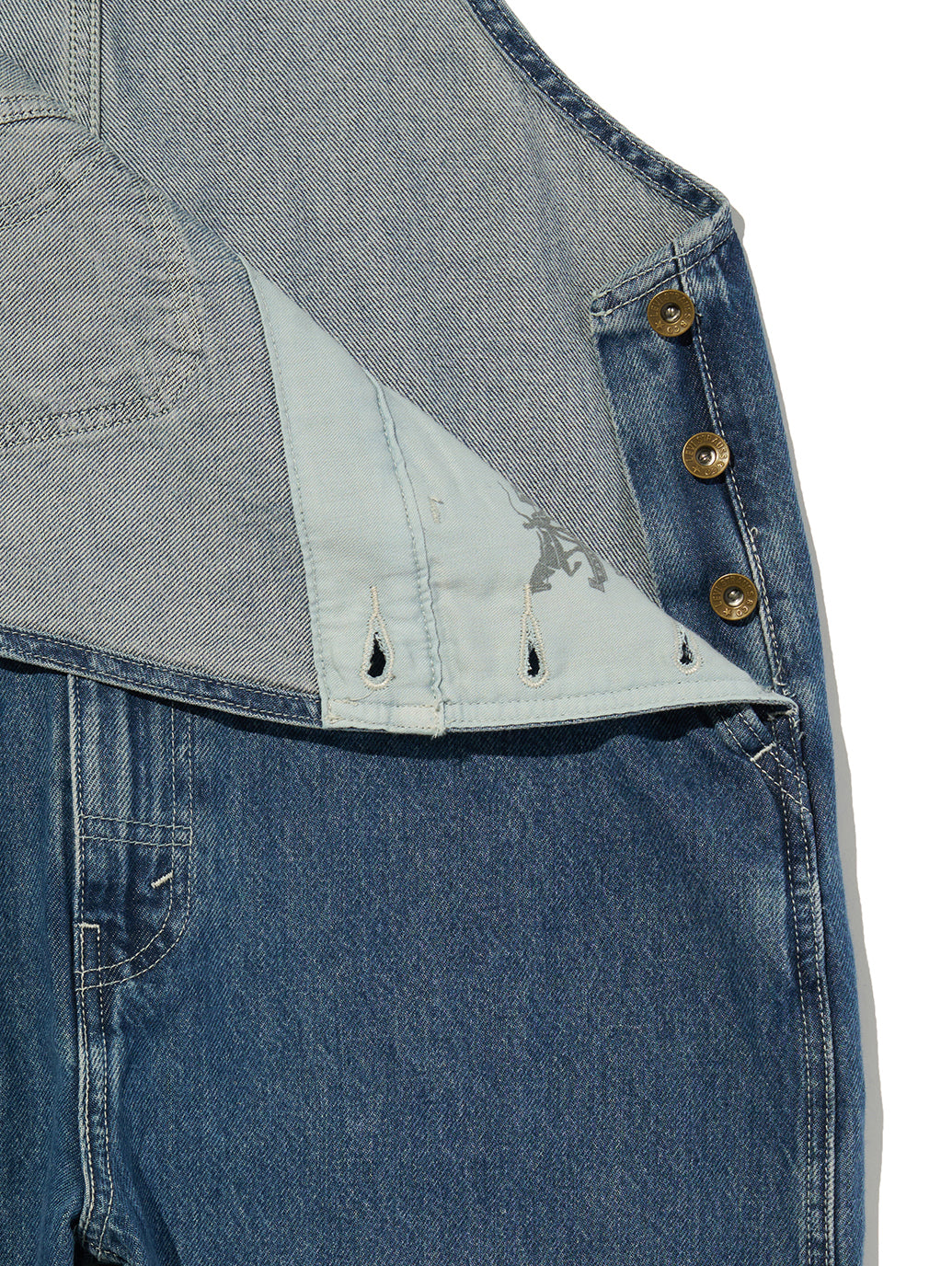 WORKWEAR LOOSEオーバーオール ミディアムインディゴ