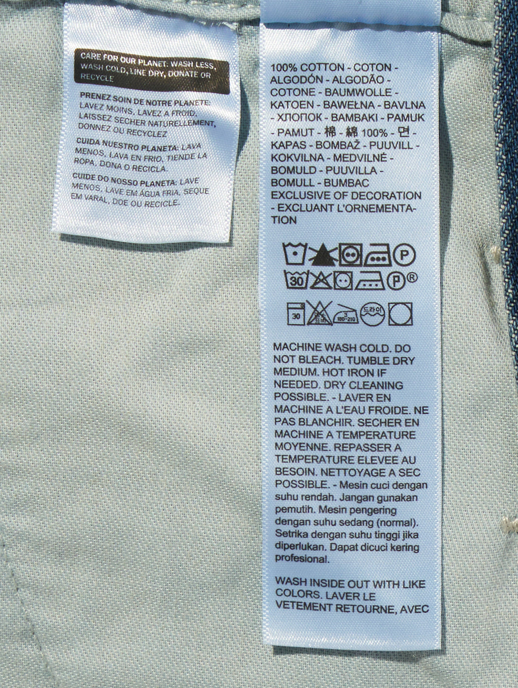 WORKWEAR LOOSEオーバーオール ミディアムインディゴ