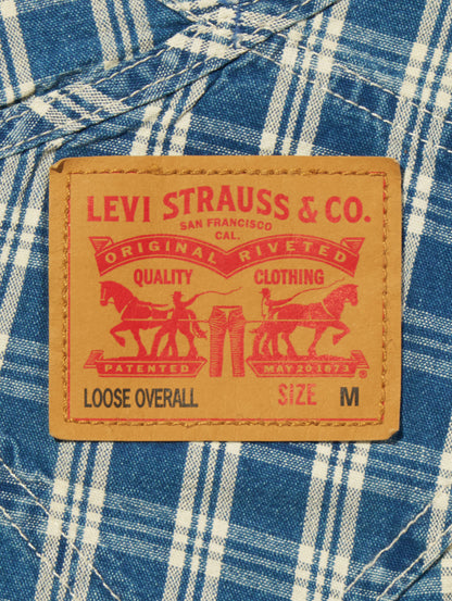 WORKWEAR LOOSEオーバーオール チェック