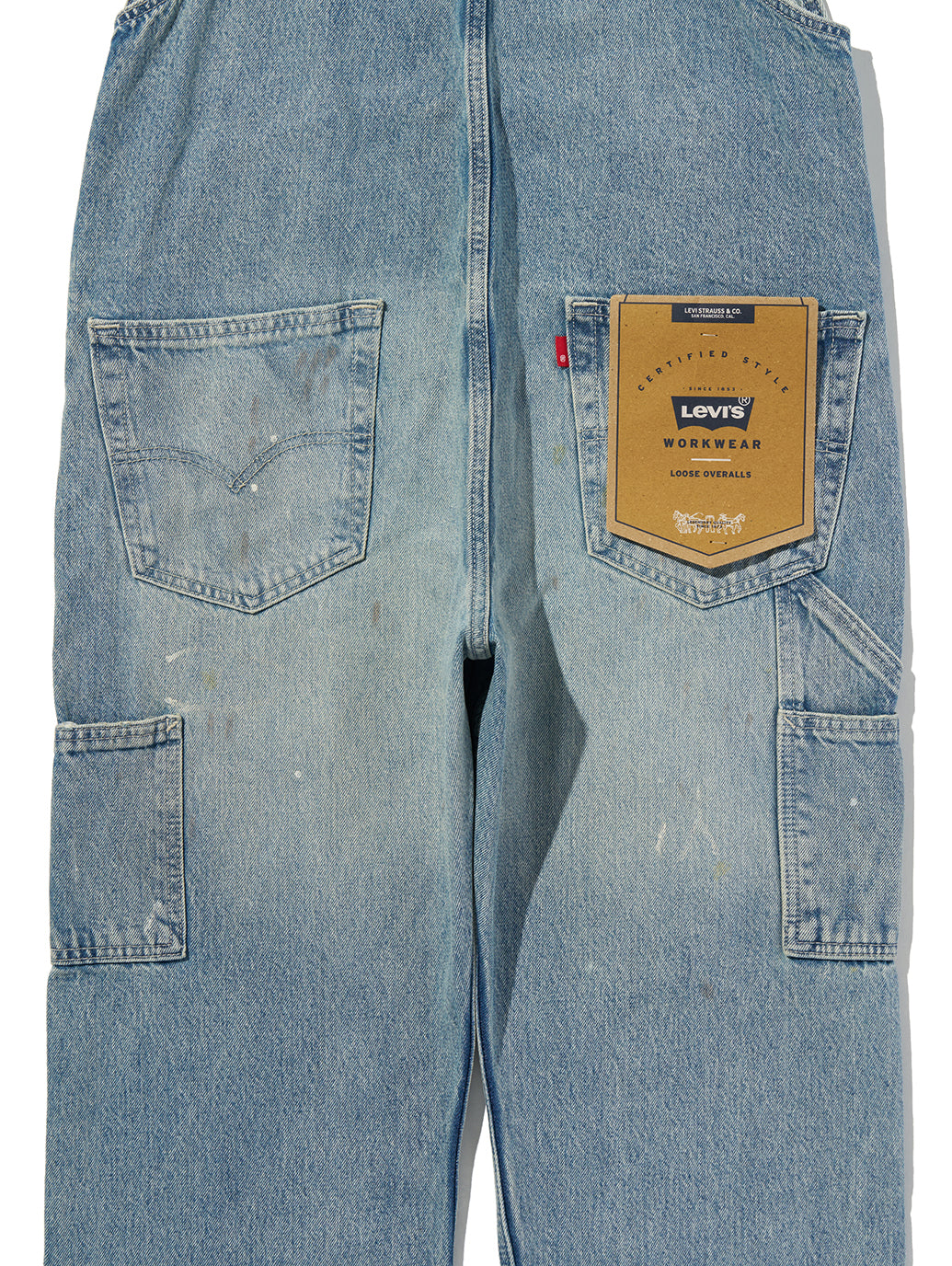WORKWEAR LOOSEオーバーオール ミディアムインディゴ