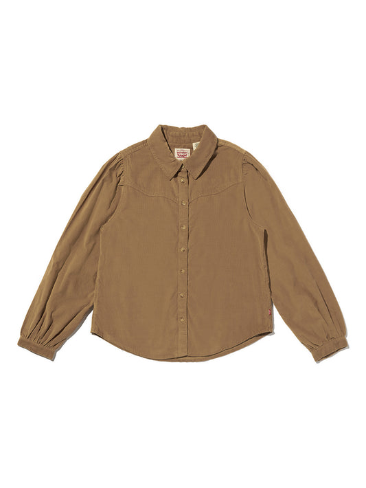 コーデュロイ ウエスタンシャツ