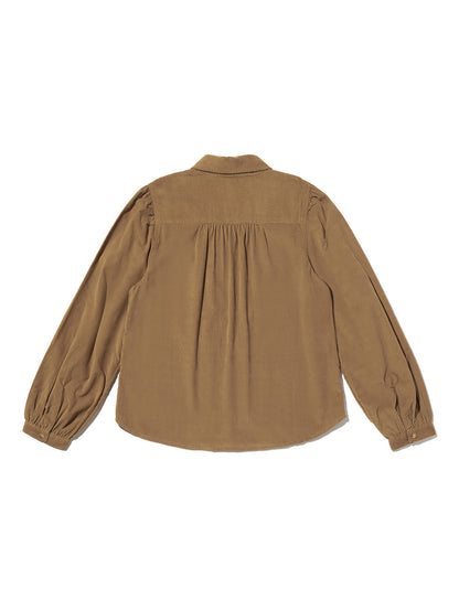 コーデュロイ ウエスタンシャツ