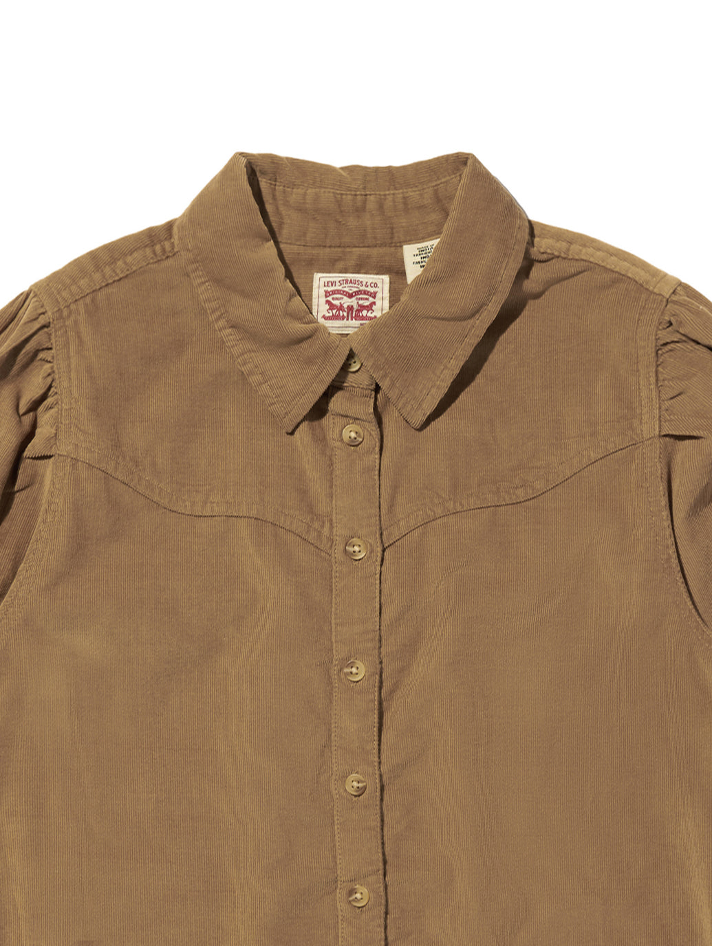 コーデュロイ ウエスタンシャツ