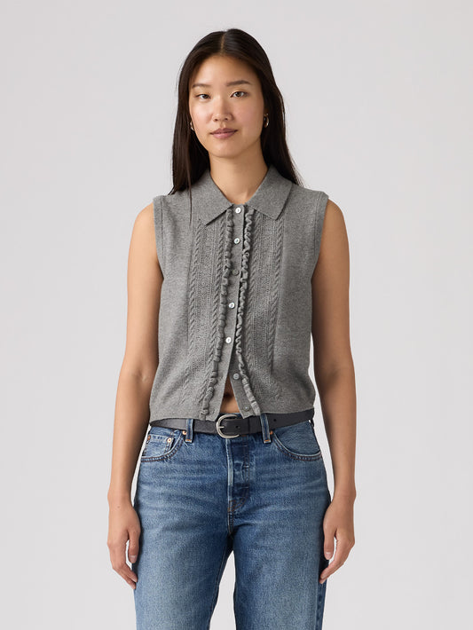 スーパーソフト ミニ ラッフル ベスト トップ