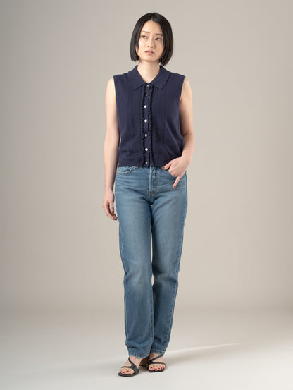 スーパーソフト ミニ ラッフル ベスト トップ