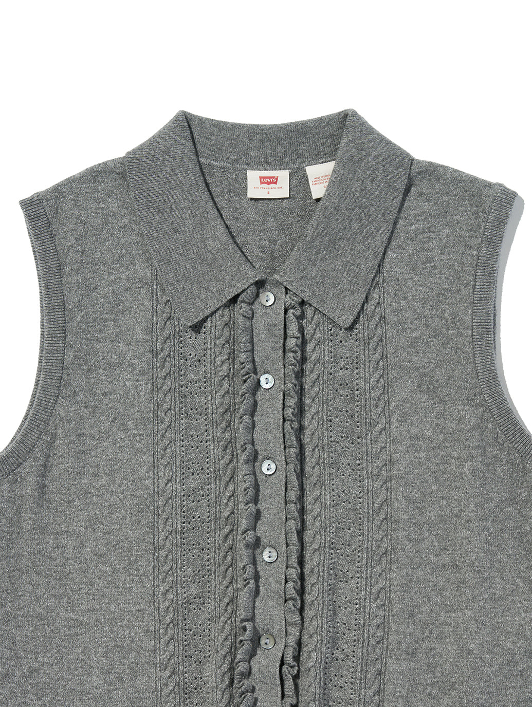 スーパーソフト ミニ ラッフル ベスト トップ