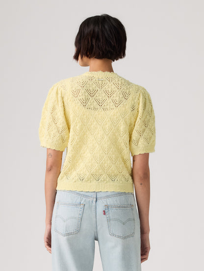 PAULINE  ポインテールショートスリーブカーディガン