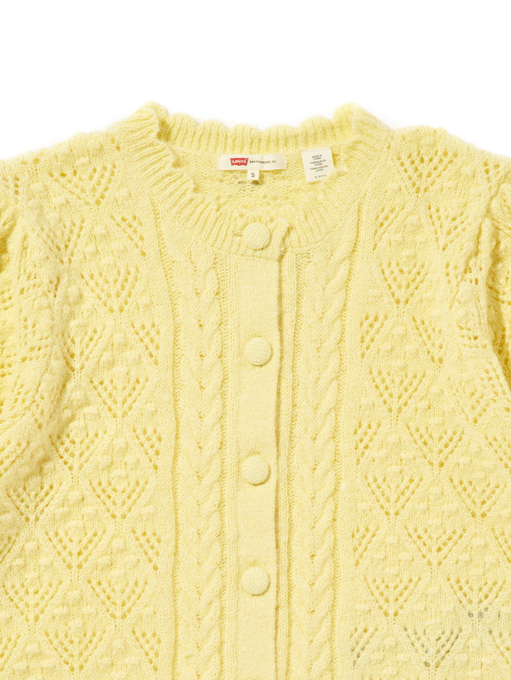 PAULINE  ポインテールショートスリーブカーディガン