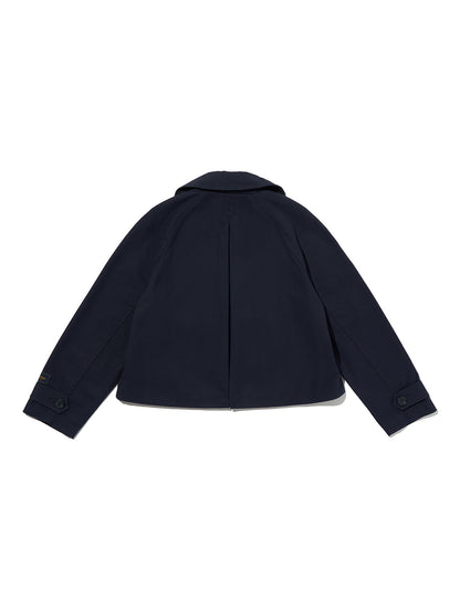 ブリー クロップド スウィング トレンチ