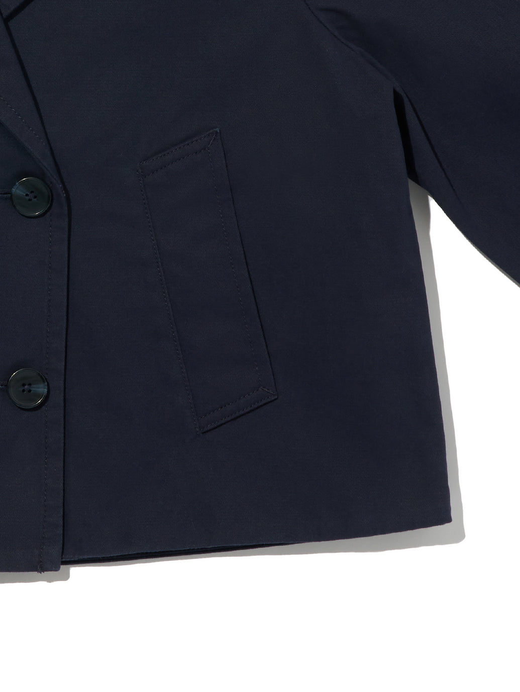 ブリー クロップド スウィング トレンチ