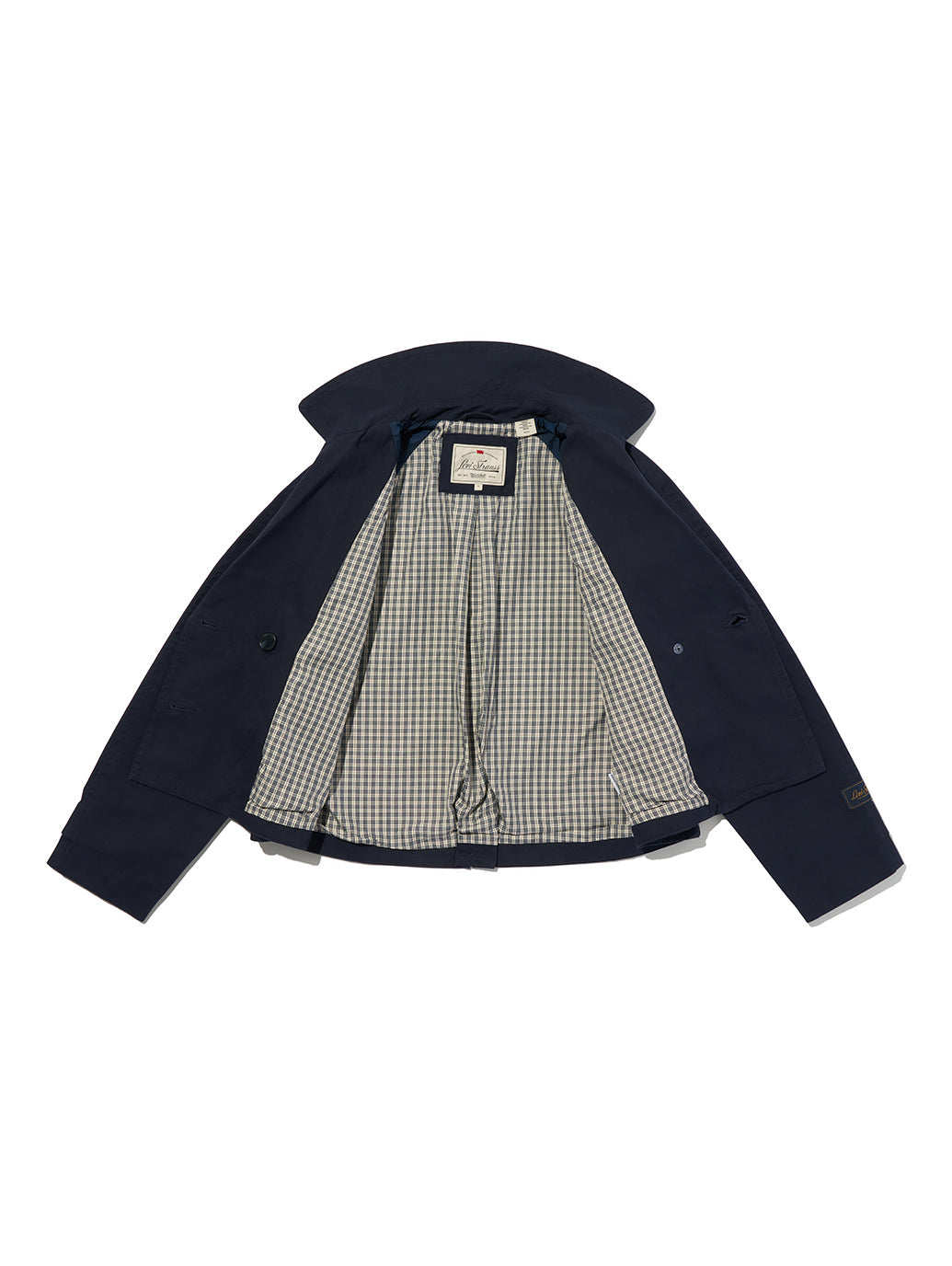 ブリー クロップド スウィング トレンチ