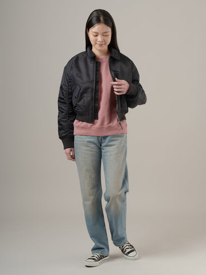 ボウイ クロップド ボンバージャケット