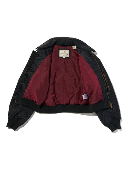 ボウイ クロップド ボンバージャケット