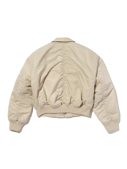 ボウイ クロップド ボンバージャケット