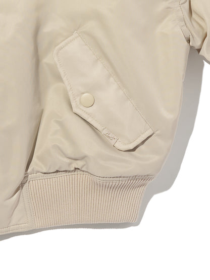 ボウイ クロップド ボンバージャケット