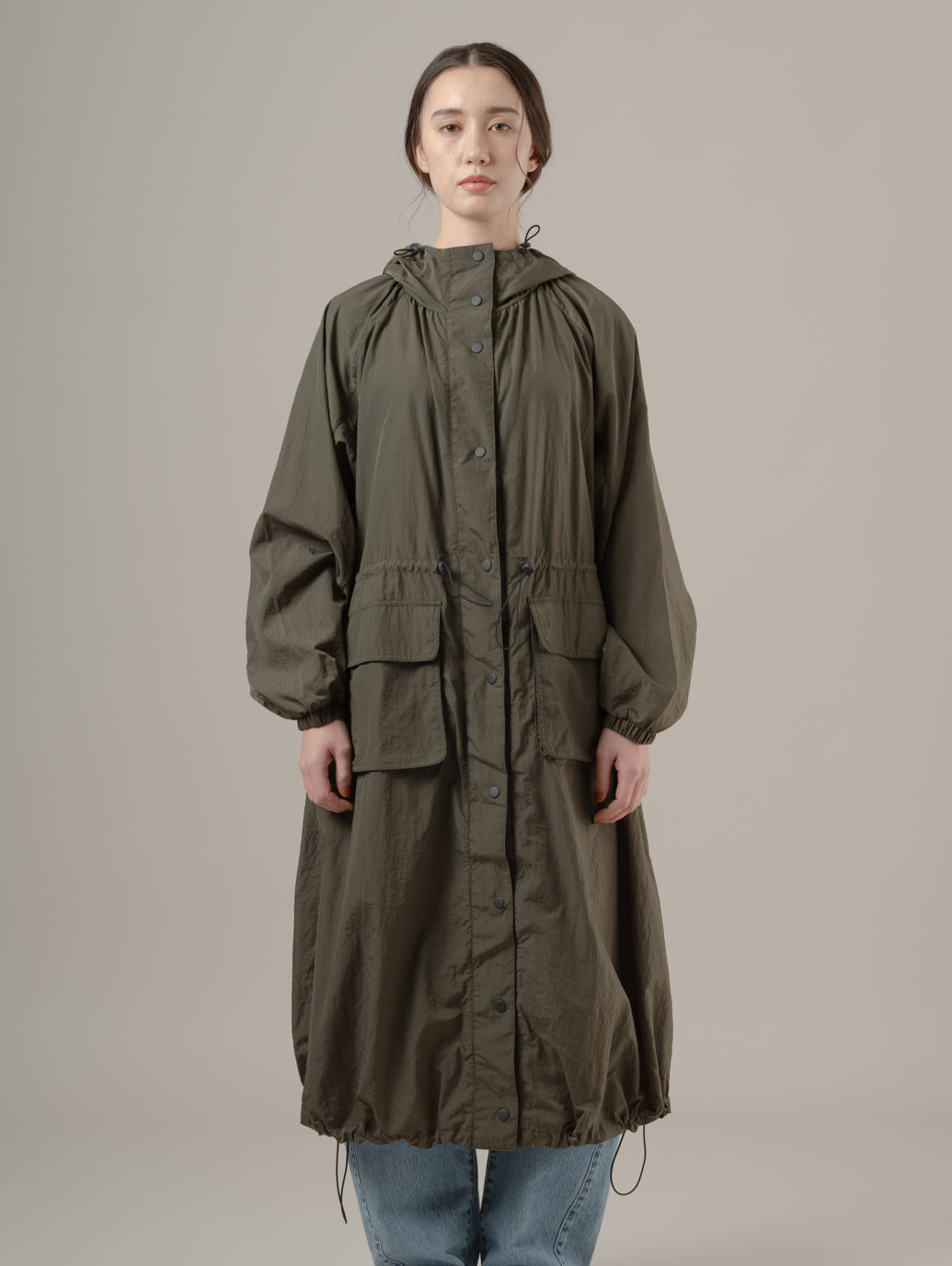 SIMONE ロング バブル パーカー