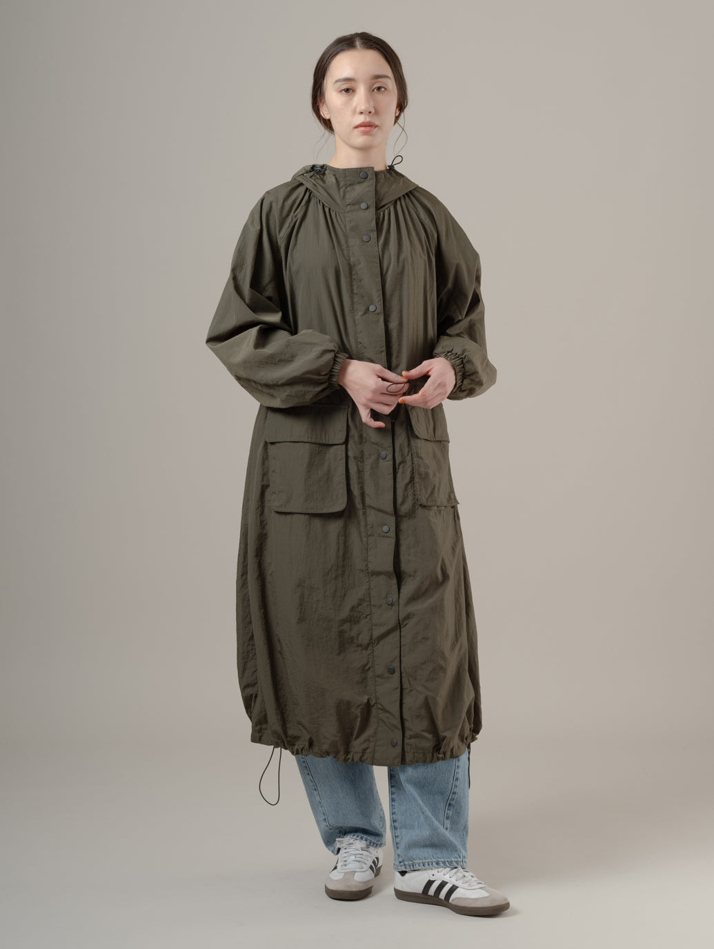 SIMONE ロング バブル パーカー