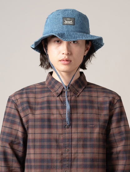 ドローストリング バケットハット