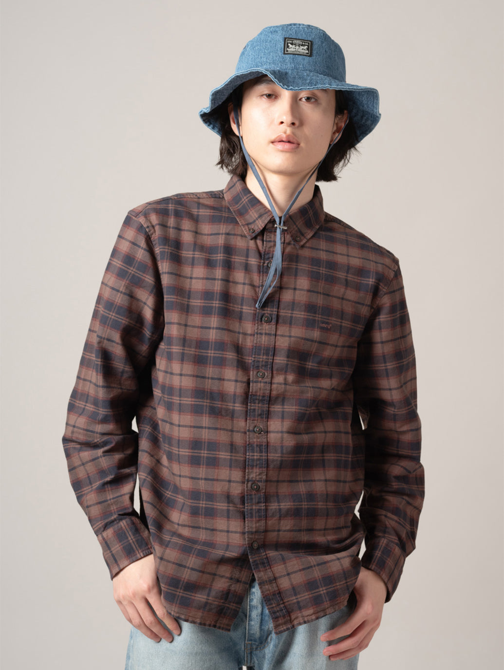 ドローストリング バケットハット