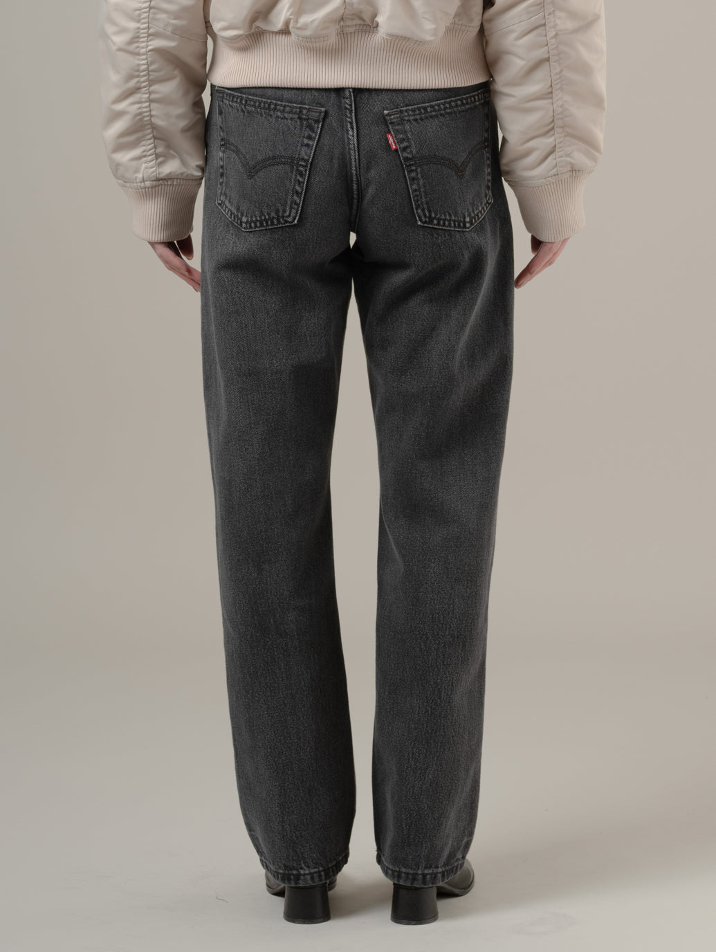 EASY DAD ジーンズ ブラック