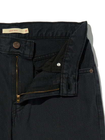 LOOSE BOOT ジーンズ ブラック