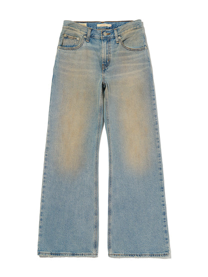 ROSÉ（ロゼ）着用 LOOSE BOOT ジーンズ ミディアムインディゴ