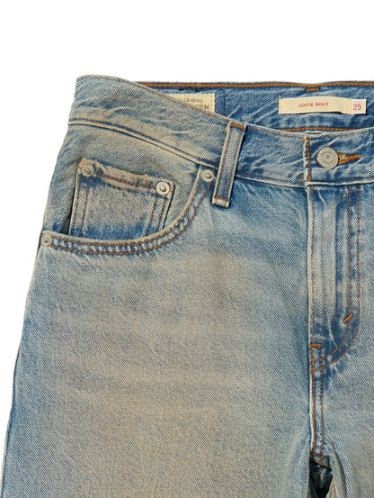 ROSÉ（ロゼ）着用 LOOSE BOOT ジーンズ ミディアムインディゴ