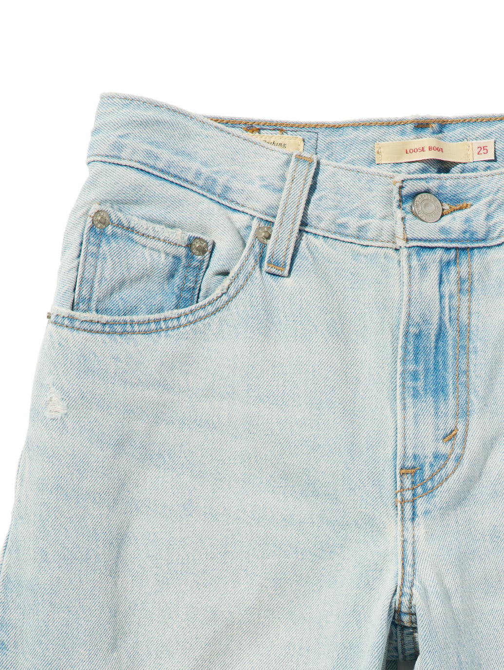 LOOSE BOOT ジーンズ ライトインディゴ
