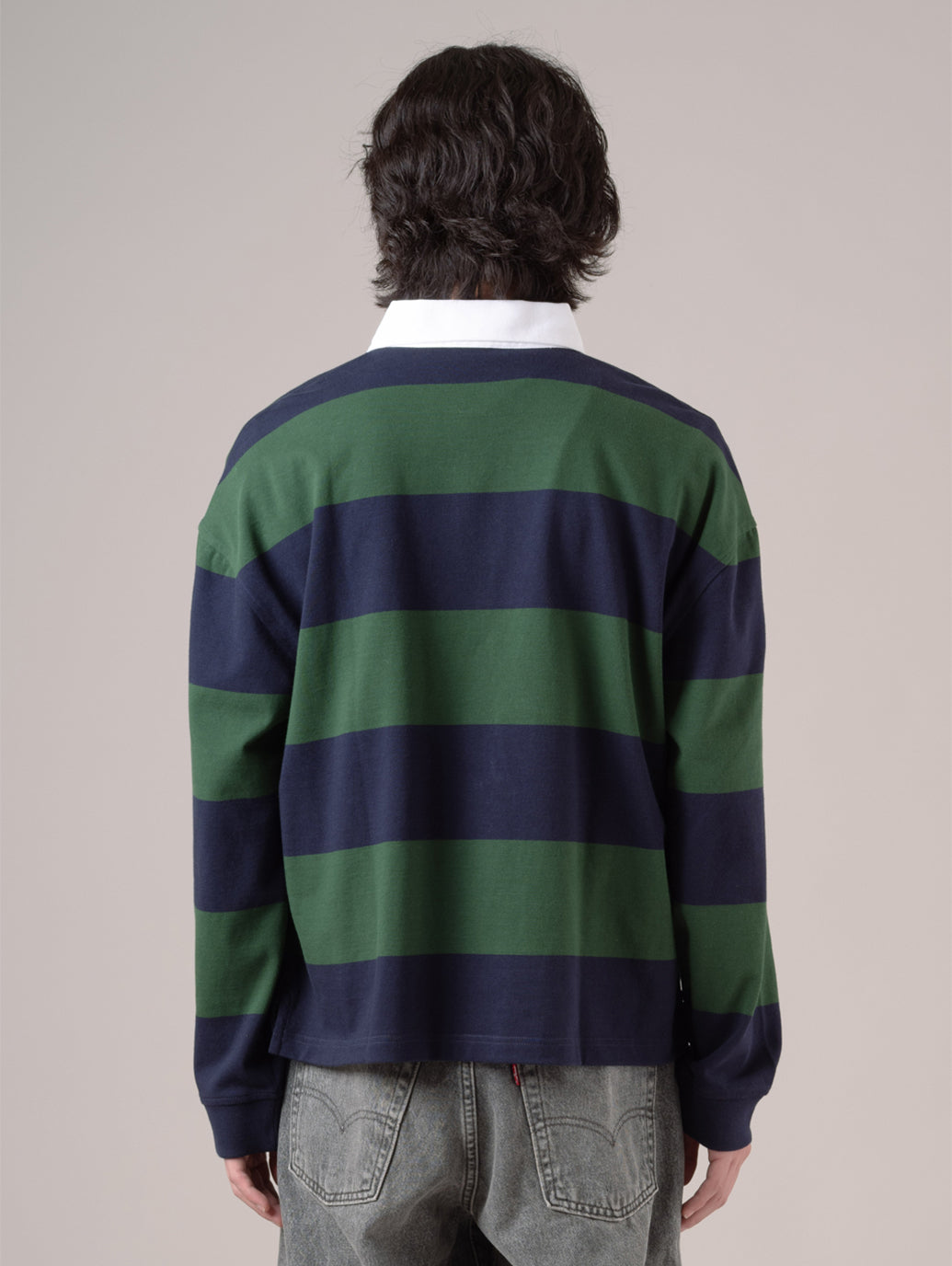 ハドソン ボックス ラグビーシャツ