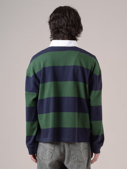 ハドソン ボックス ラグビーシャツ