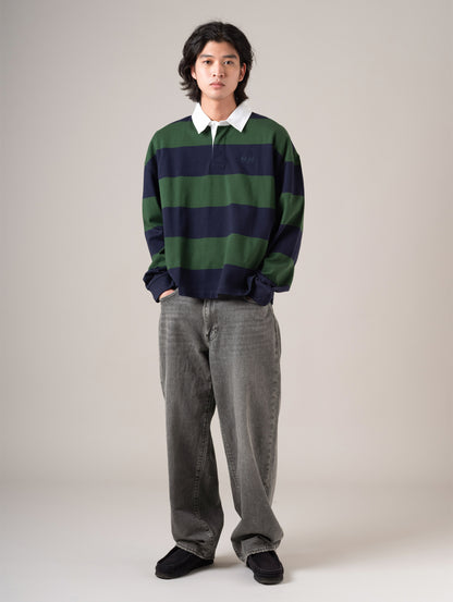 ハドソン ボックス ラグビーシャツ