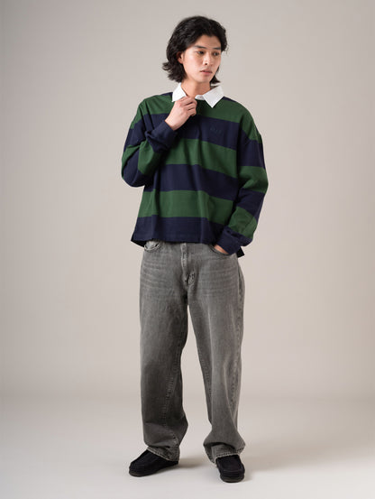 ハドソン ボックス ラグビーシャツ