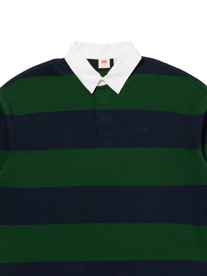 ハドソン ボックス ラグビーシャツ