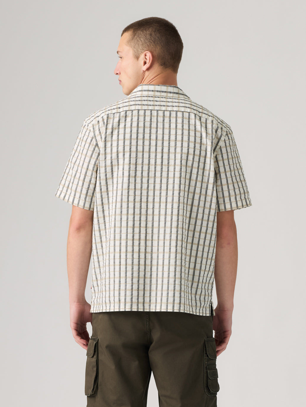 SUNSET NO PKT CAMP - STANDARD EMILY PLAID DOBBY