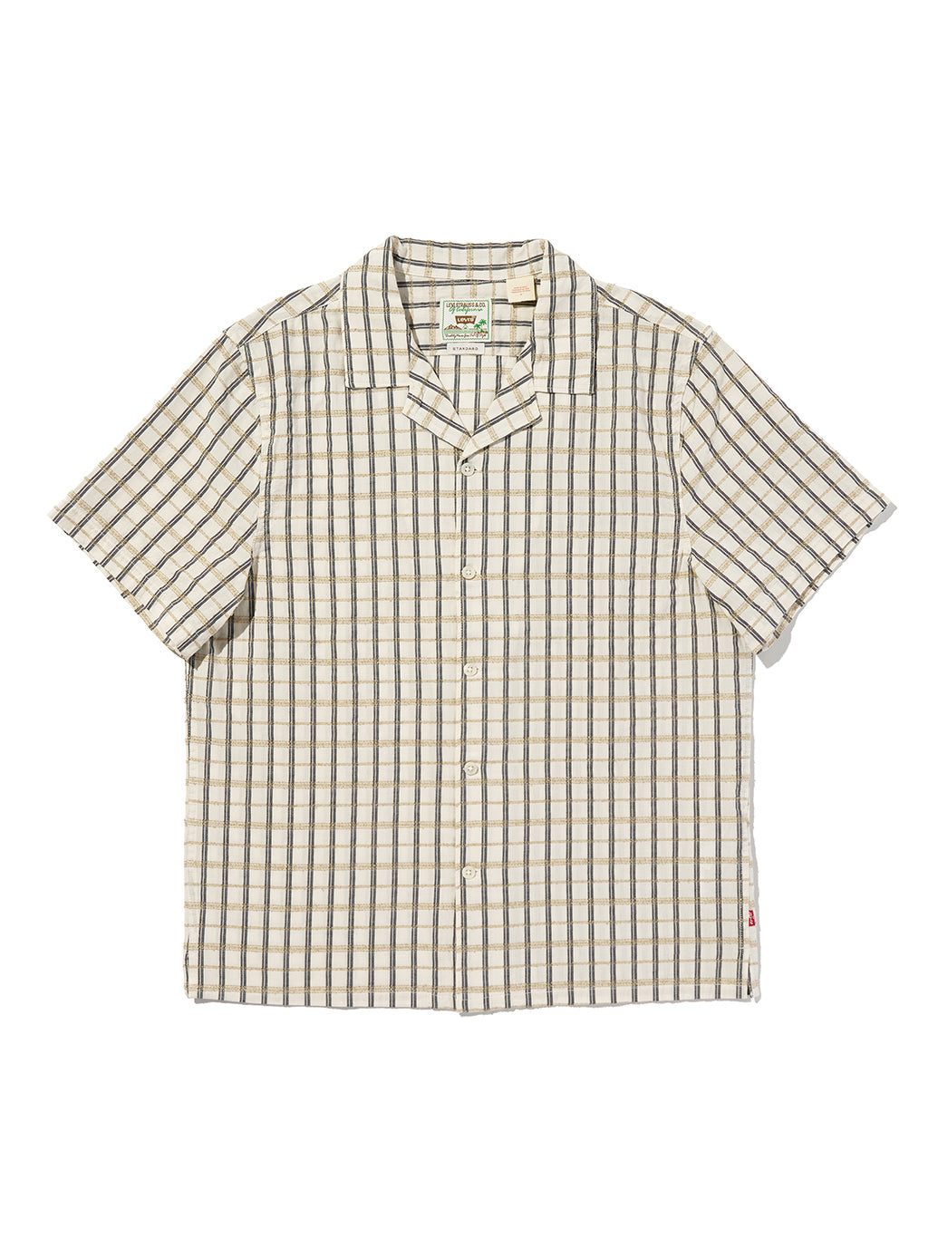 SUNSET NO PKT CAMP - STANDARD EMILY PLAID DOBBY
