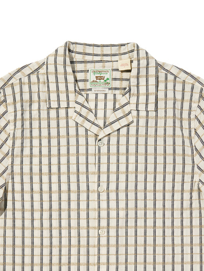 SUNSET NO PKT CAMP - STANDARD EMILY PLAID DOBBY