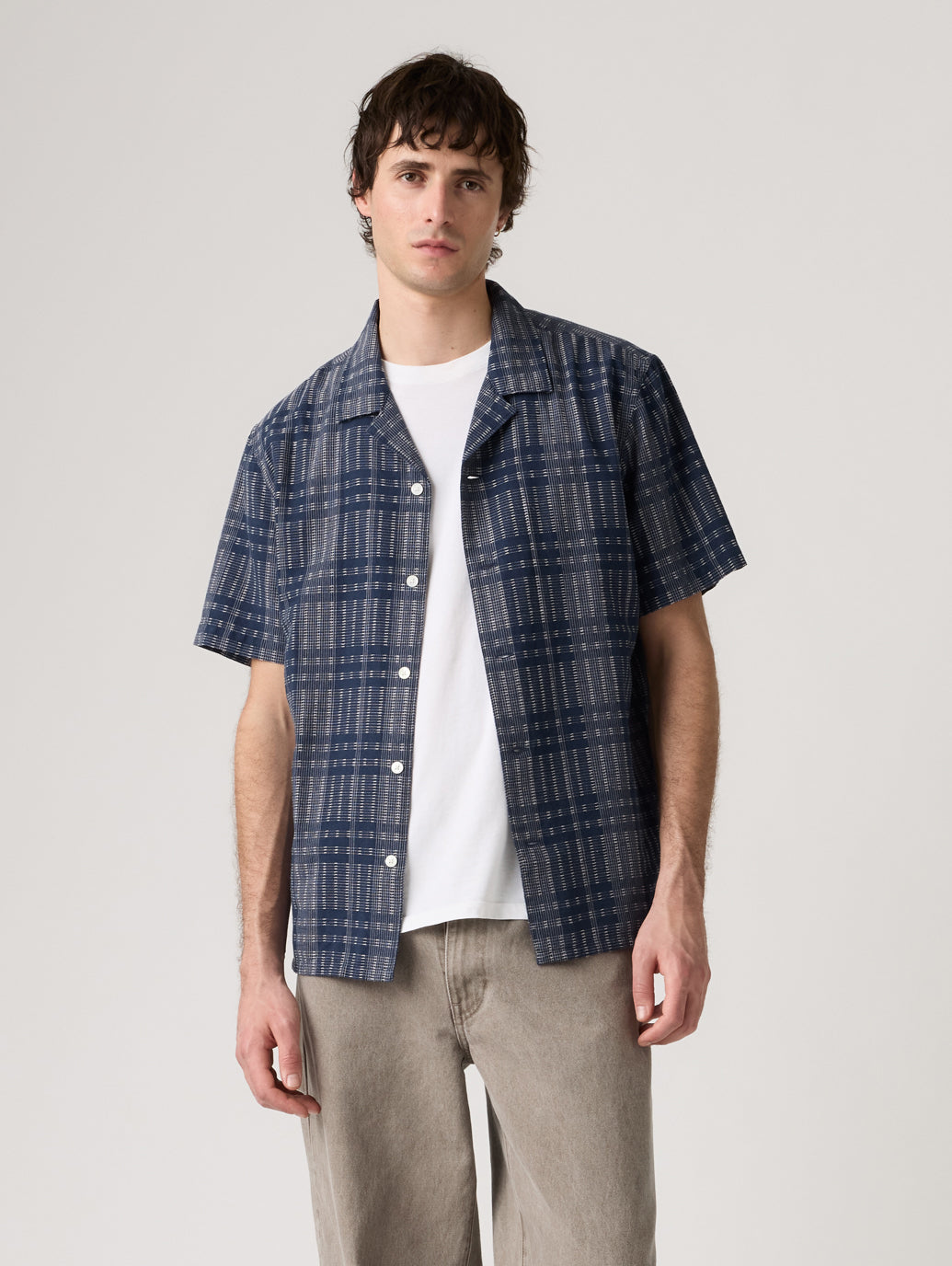 SUNSET NO PKT CAMP - STANDARD ZOE PLAID DOBBY CC1