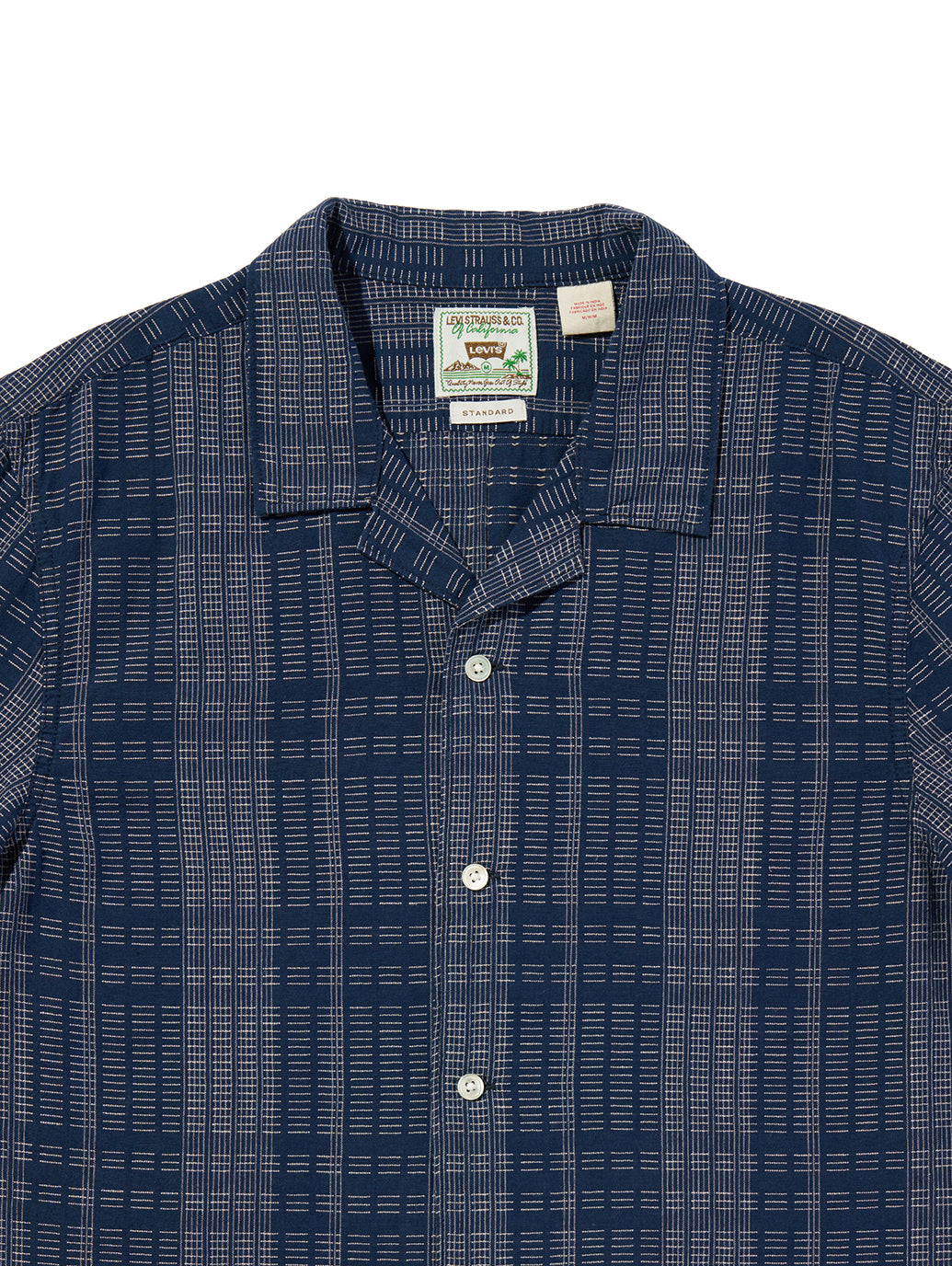 SUNSET NO PKT CAMP - STANDARD ZOE PLAID DOBBY CC1