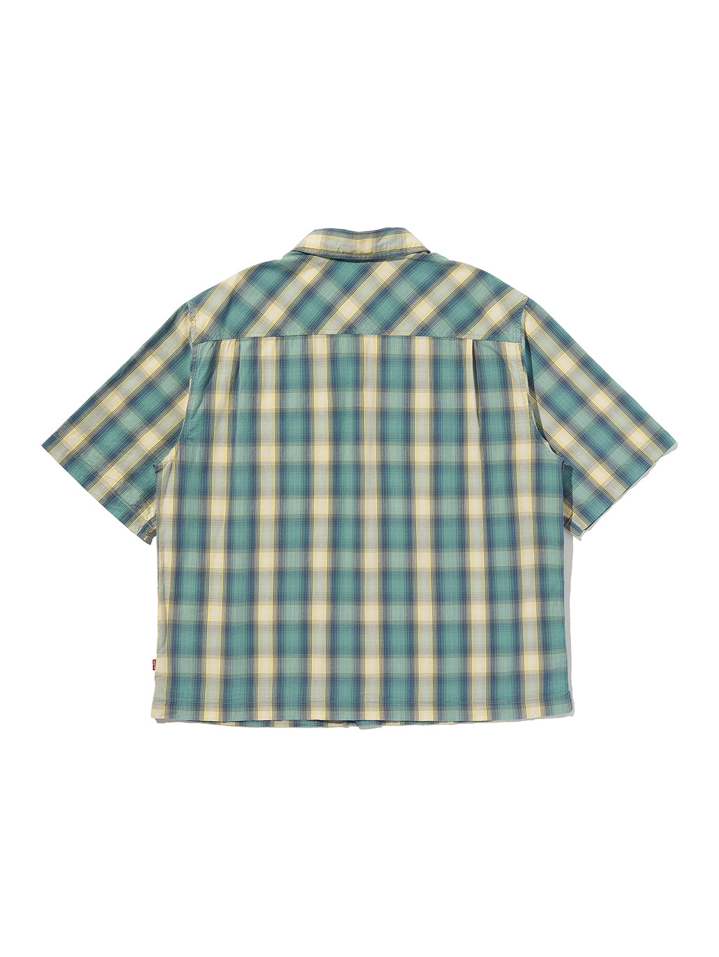 SS BOXY WESTERN Harryson Shadow Plaid MINERAL BLUE