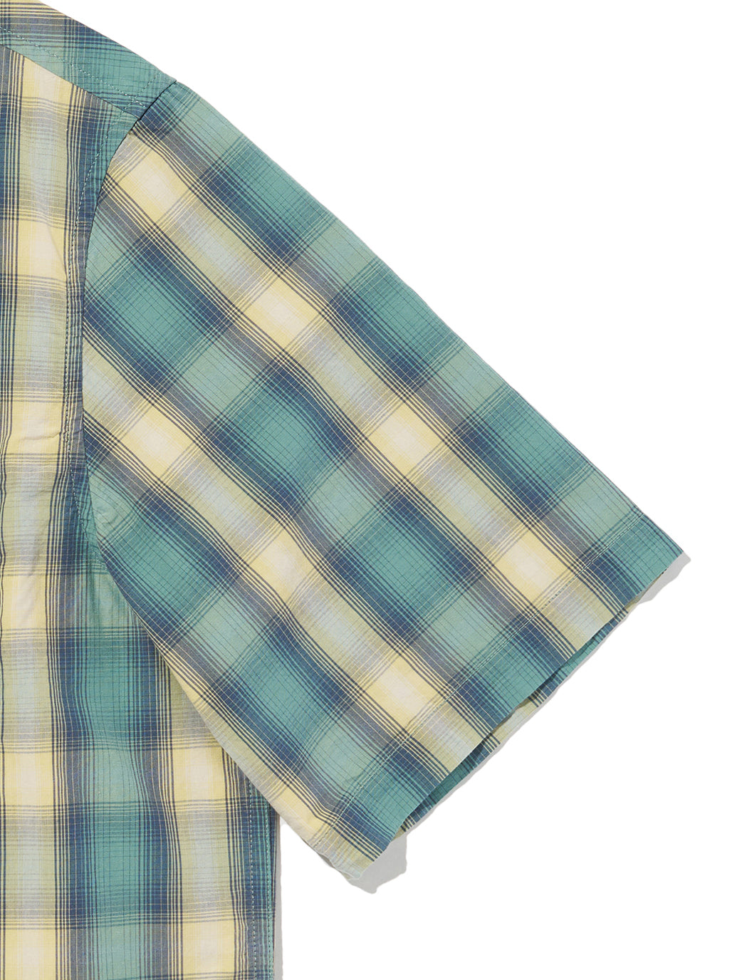 SS BOXY WESTERN Harryson Shadow Plaid MINERAL BLUE